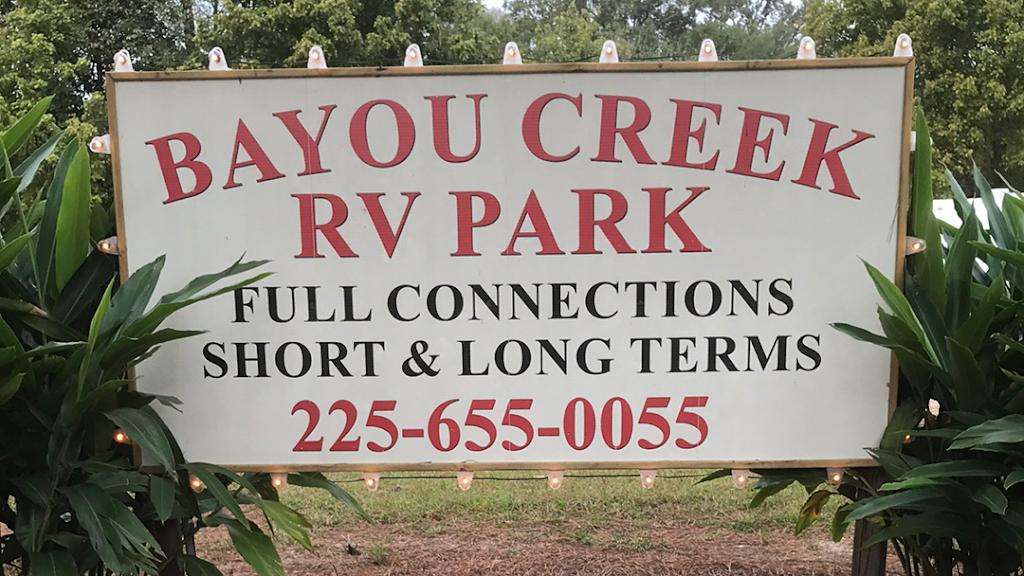 Bayou Creek RV Park | 13155 LA-66, St Francisville, LA 70775, USA | Phone: (225) 655-0055