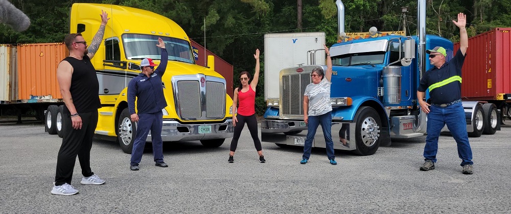 Mother Trucker Yoga - Trucking Fitness Company | 4933 Wildlife Rd Ste 2, Hartford, WI 53027, USA | Phone: (262) 627-0218