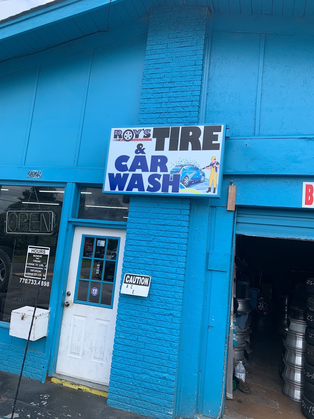 Roys Tire and Car Wash | 2329 Marietta Hwy, Canton, GA 30114, USA | Phone: (770) 733-4898