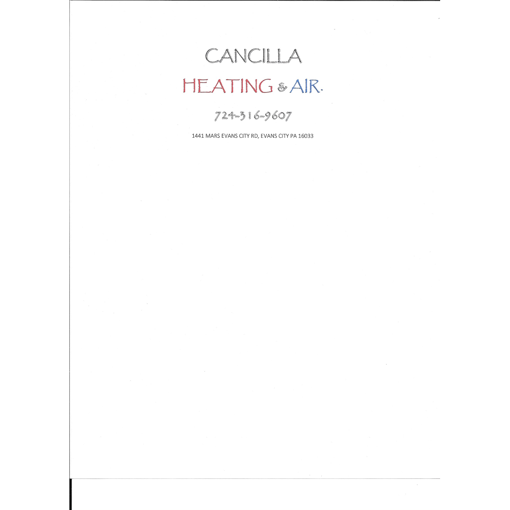 Cancilla LLC | 1441 Mars-Evans City Rd, Evans City, PA 16033, USA | Phone: (724) 316-9607