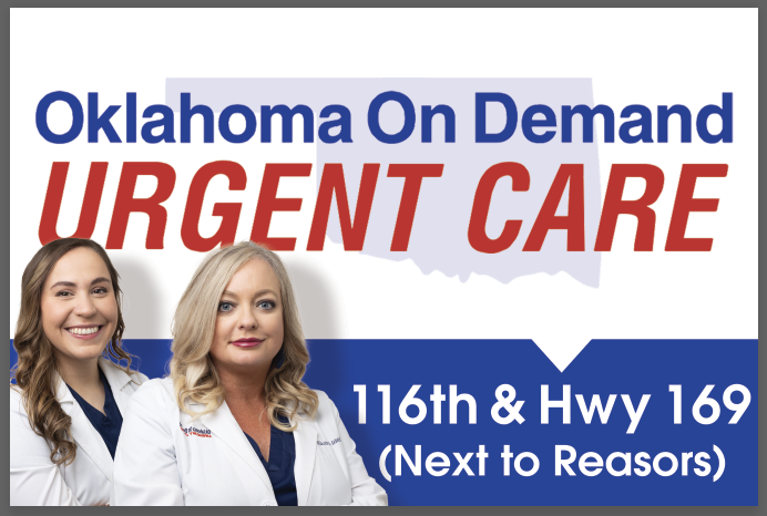 Oklahoma On Demand Urgent Care | 11426 N 134th East Ave, Owasso, OK 74055, USA | Phone: (918) 727-2273