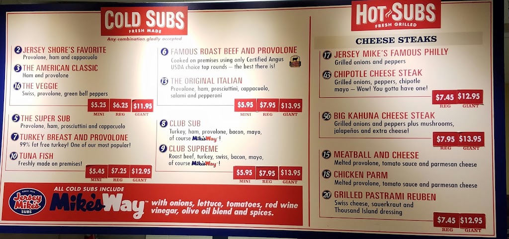 Jersey Mikes Subs | 1647 County Rd 220 #102, Fleming Island, FL 32003, USA | Phone: (904) 264-2100
