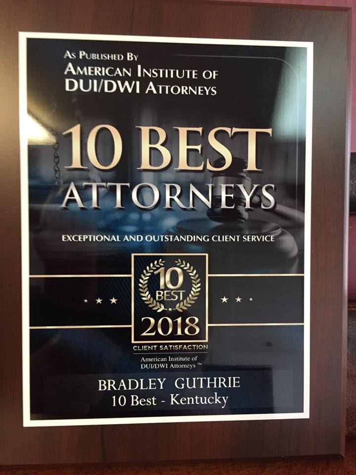 DUI Lawyer KY, Bradley Guthrie | 200 S Main St, Harrodsburg, KY 40330 | Phone: (859) 734-0004