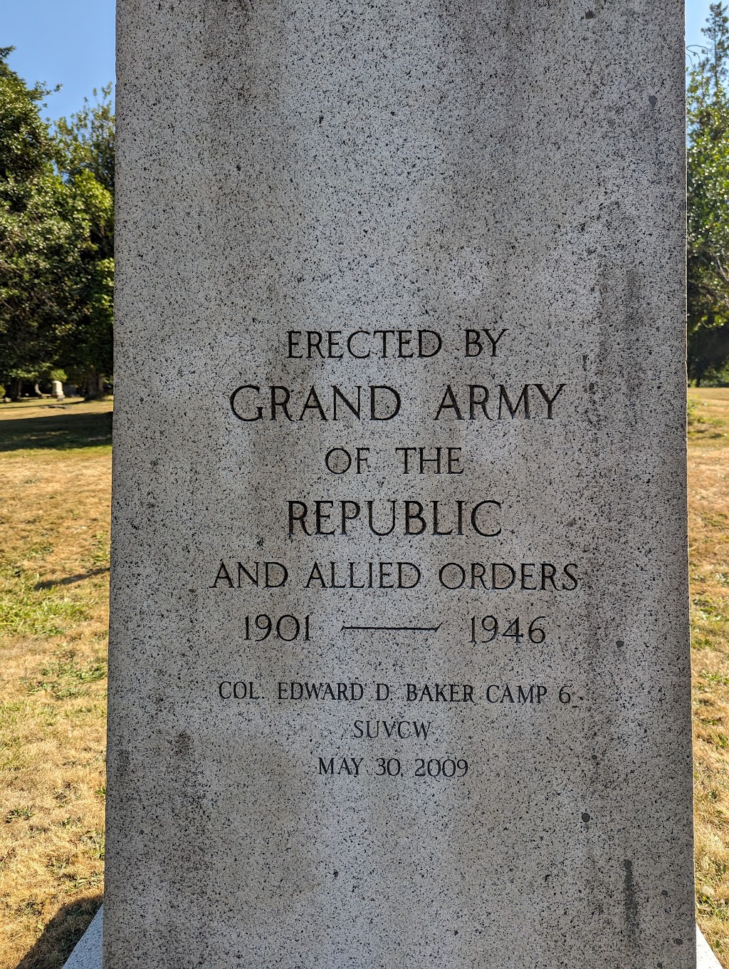Grand Army of the Republic Cemetery | 9002 SW Boones Ferry Rd, Portland, OR 97219, USA | Phone: (503) 797-1700