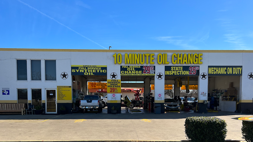 Ten Minute oil change, Desoto | 1012 E Pleasant Run Rd, DeSoto, TX 75115, USA | Phone: (972) 223-2522