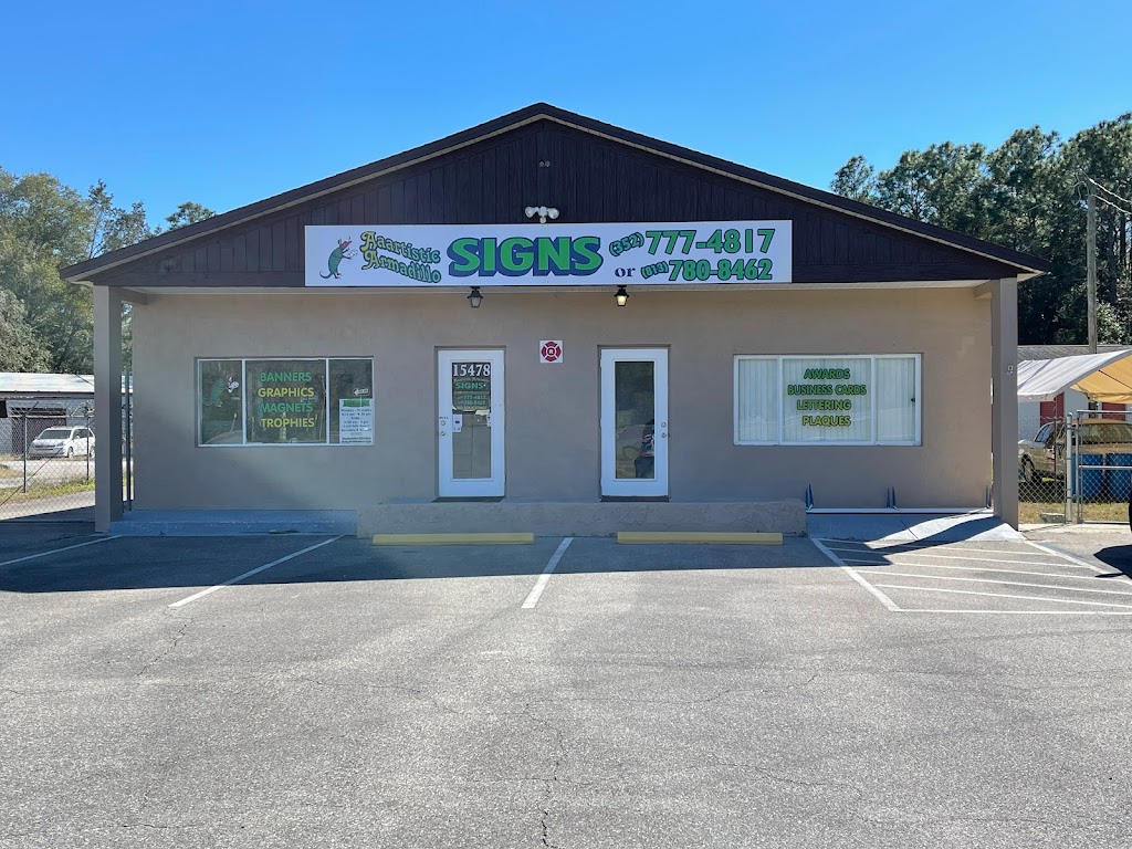 Aaartistic Armadillo Signs | 15478 Cortez Blvd, Brooksville, FL 34613, USA | Phone: (813) 780-8462