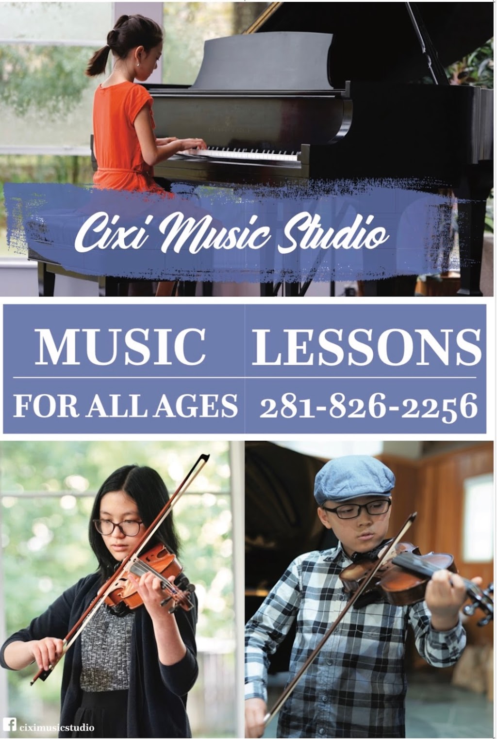 Cixi Music Studio | 15022 Lakefair Dr, Richmond, TX 77406, USA | Phone: (281) 626-5862