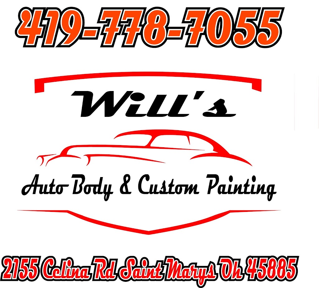 Wills Auto Body & Custom Painting | 2155 Celina Rd, St Marys, OH 45885, USA | Phone: (419) 778-7055