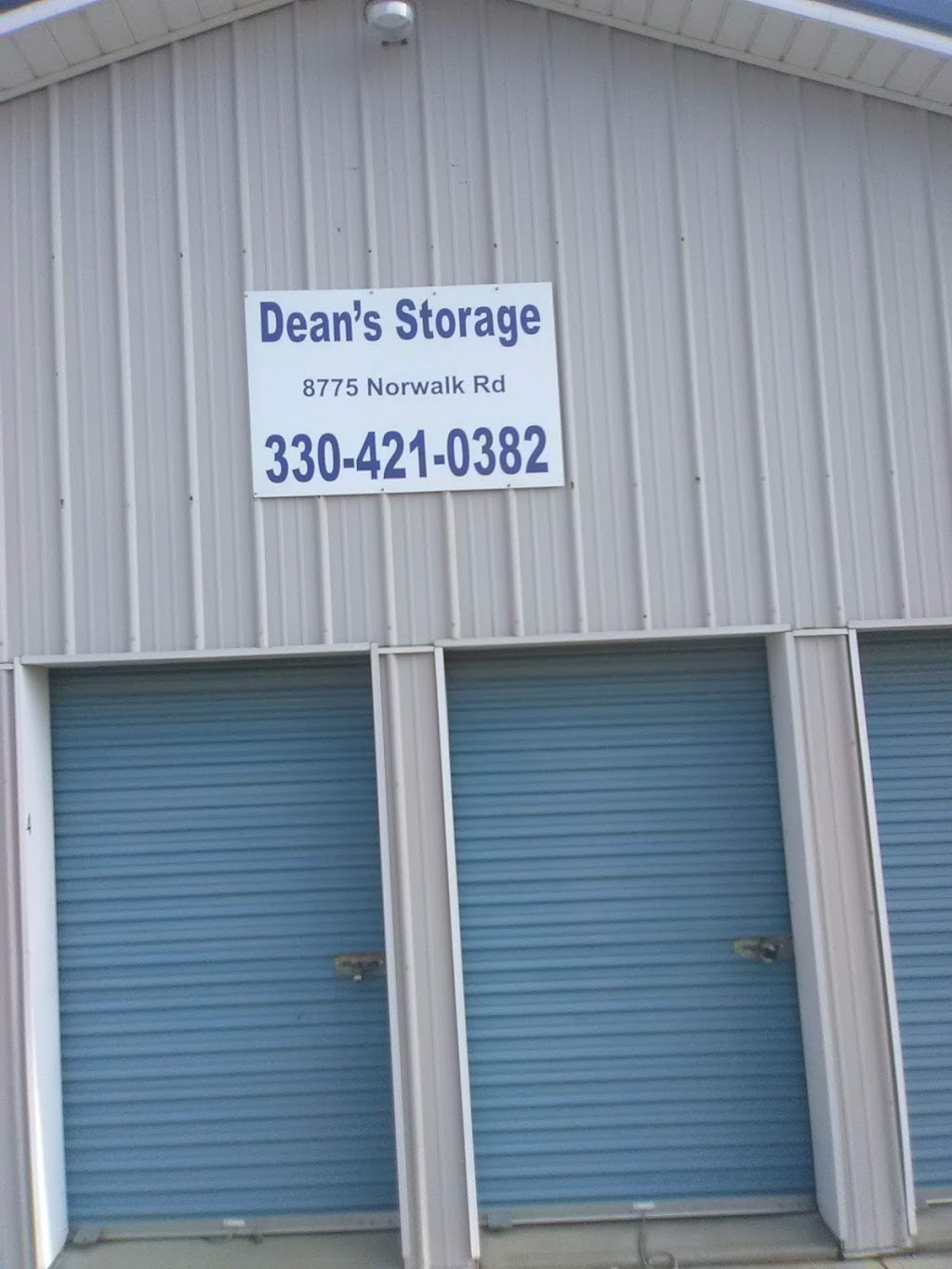 Deans storage | 8775 Norwalk Rd, Litchfield, OH 44253 | Phone: (330) 421-0382