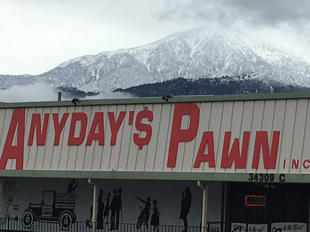 Anydays Pawn Inc. - Going out of business - We do not cash checks | 34309 Yucaipa Blvd c, Yucaipa, CA 92399, USA | Phone: (909) 797-1970