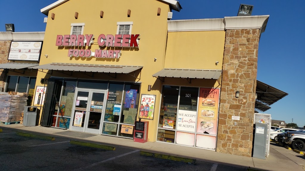 Berry Creek Food Mart | 301 TX-195, Georgetown, TX 78633, USA | Phone: (512) 869-3300
