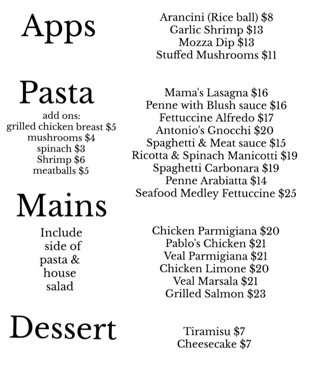 Mamas Place Italian Restaurant | 14 Talbot St N, Essex, ON N8M 1A5, Canada | Phone: (519) 776-4157