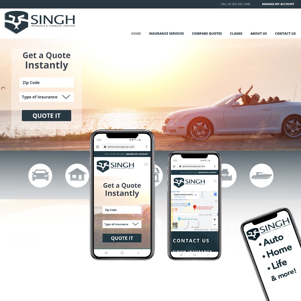 Singh Insurance and Financial Services | 3735 S Hwy 27, Clermont, FL 34711, USA | Phone: (352) 432-1646