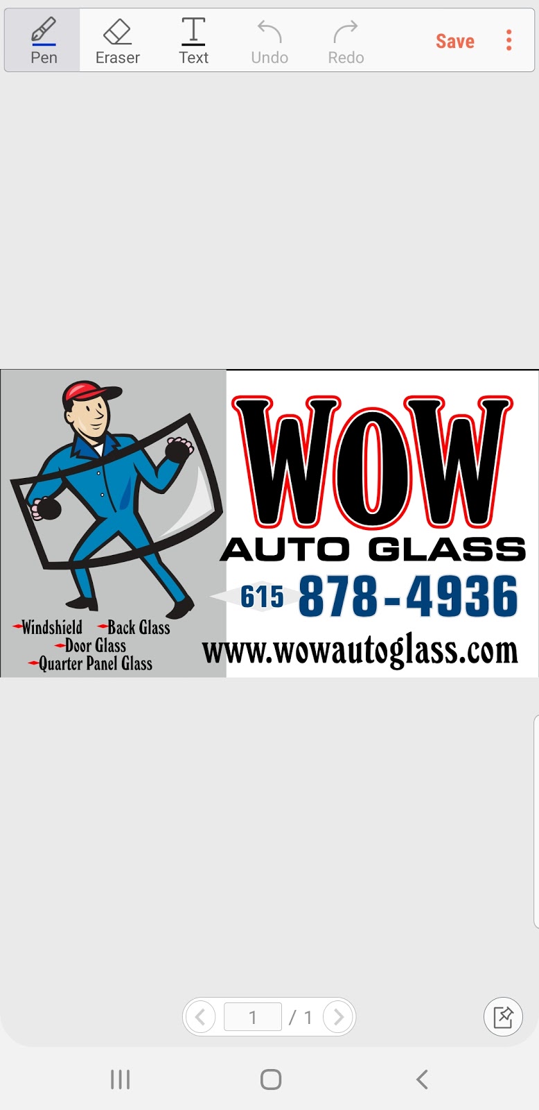 Wow autoglass | 1497 S Lowry St, Smyrna, TN 37167, USA | Phone: (615) 878-4936