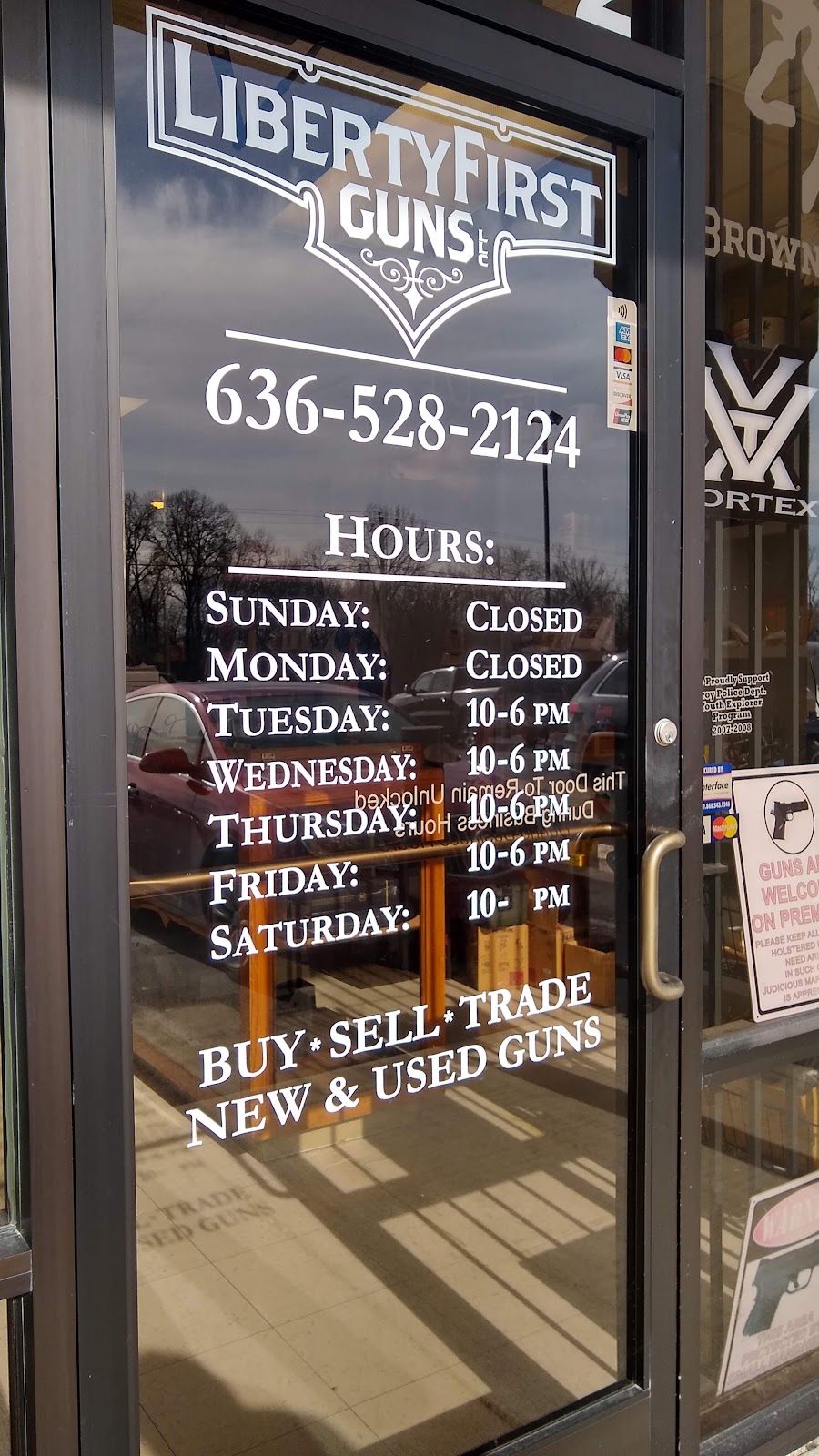 LibertyFirst Guns LLC | 181 E Cherry St, Troy, MO 63379, USA | Phone: (636) 528-2124