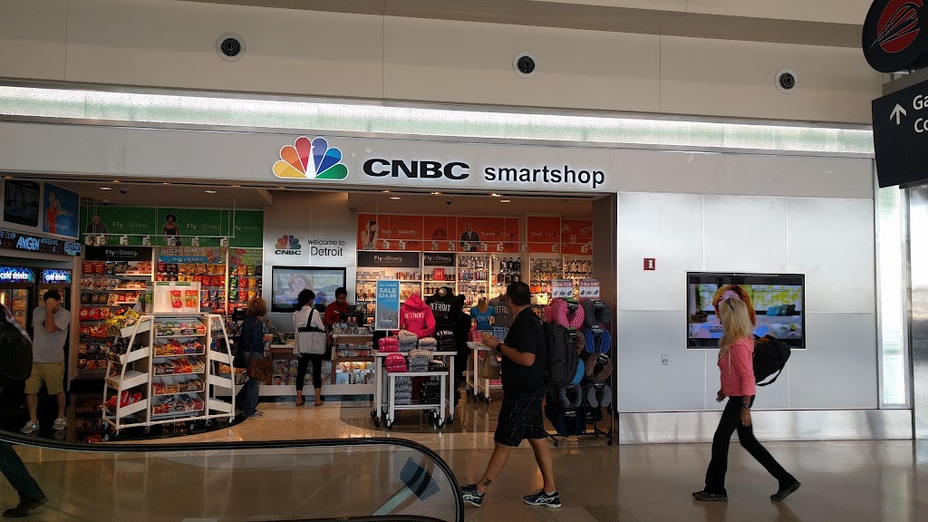 CNBC Smartshop | McNamara Terminal, Between Gates A63 and A65, Worldgateway Pl, Detroit, MI 48242, USA | Phone: (734) 494-4083