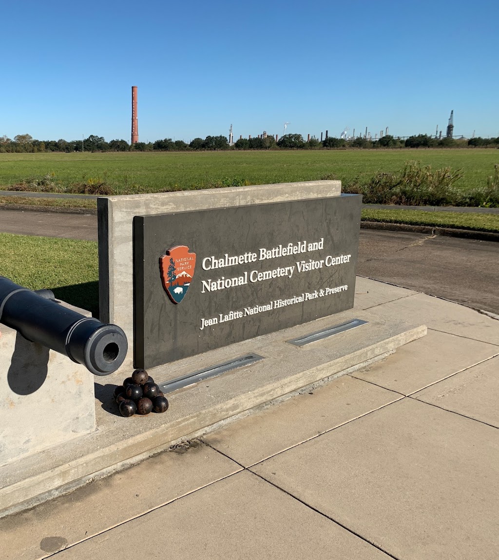 Chalmette Battlefield and National Cemetery Visitor Center | 1 Battlefield Rd, Chalmette, LA 70043, USA | Phone: (504) 281-0510