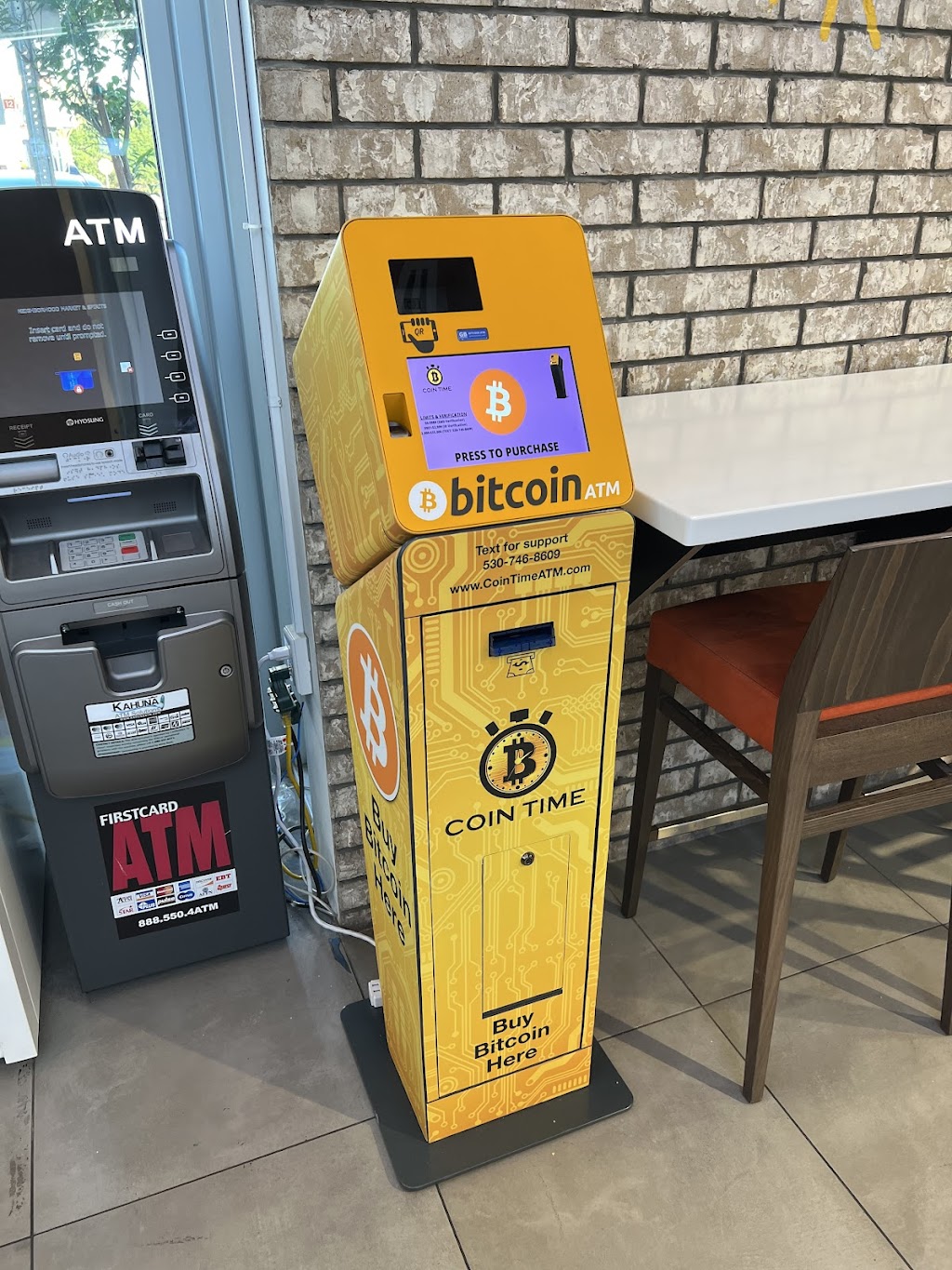 Coin Time Bitcoin ATM | 11082 Coloma Rd, Rancho Cordova, CA 95670, USA | Phone: (530) 746-8609