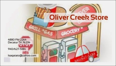 Oliver Creek Store & Grill | 4880 FM2264, Decatur, TX 76234, USA | Phone: (940) 627-5184