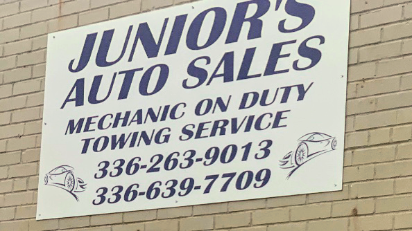 Juniors Auto Sales, Service and Towing | 1402 E Webb Ave, Burlington, NC 27217, USA | Phone: (336) 263-9013