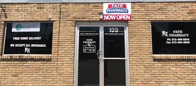 Fate Pharmacy | 109 E Fate Main Pl, Fate, TX 75132, USA | Phone: (972) 499-5044