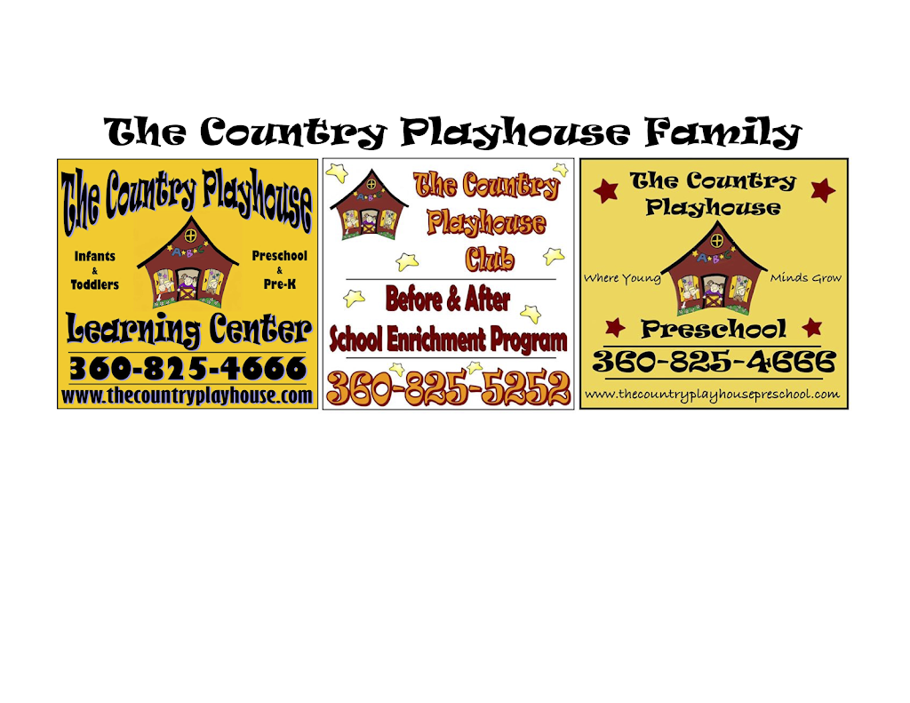 The Country Playhouse Learning Center | 1515 Chinook Ave, Enumclaw, WA 98022, USA | Phone: (360) 825-4666