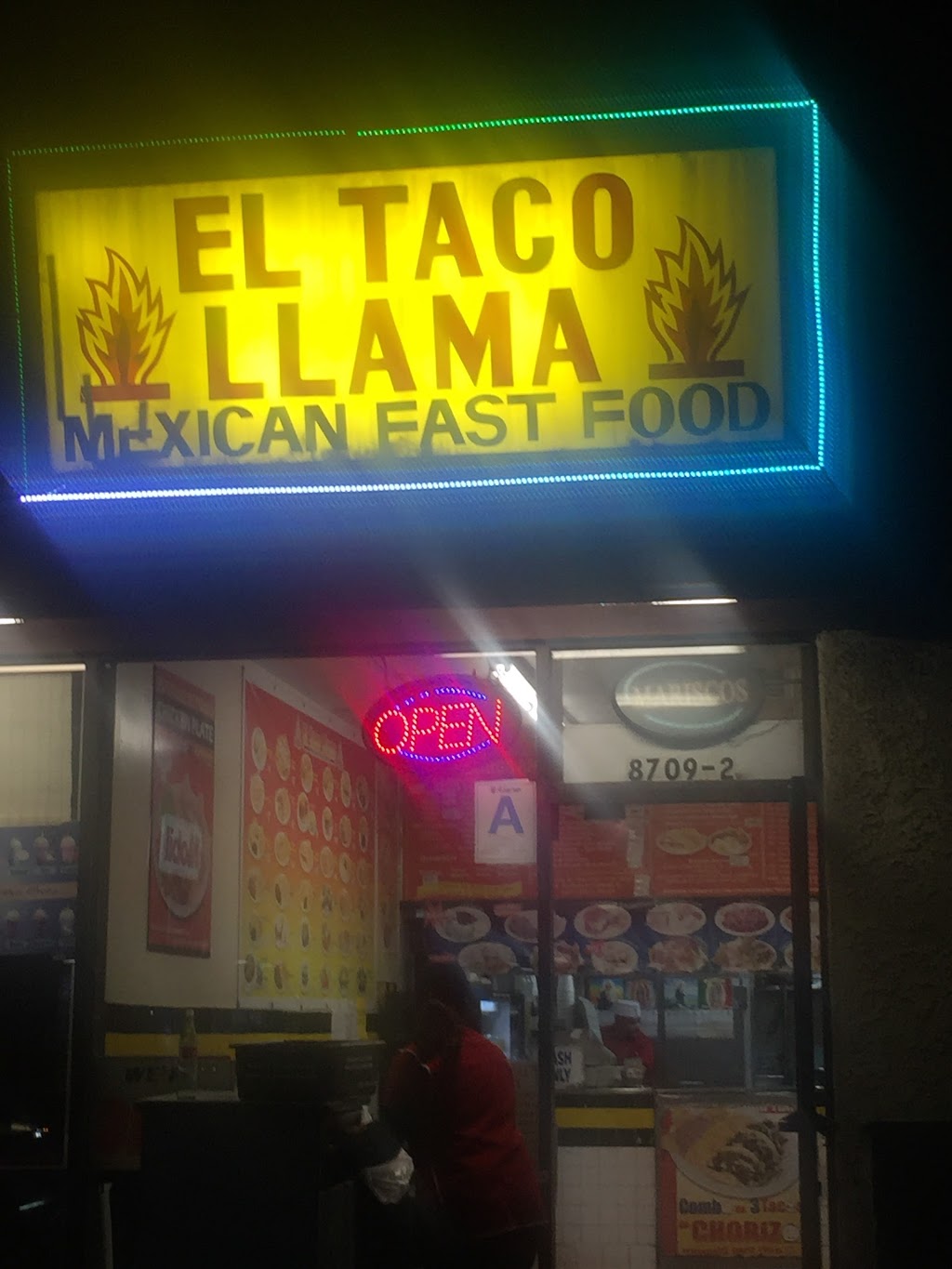 El Taco Llama. | 8709 Corbin Ave # B, Northridge, CA 91324, USA | Phone: (818) 885-5918