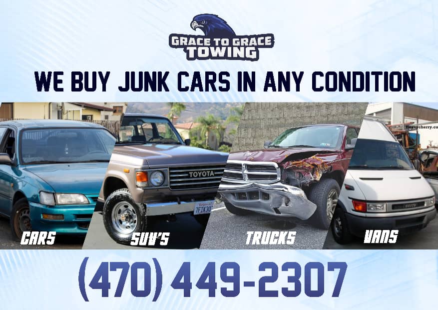 Grace to Grace Towing- cash for junk cars - roadside assistance | 2070 Banks Way, Atlanta, GA 30349, USA | Phone: (470) 449-2307