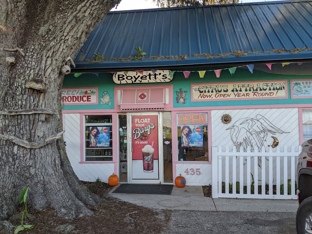 Boyetts Grove & Citrus Attraction | 4355 Spring Lake Hwy, Brooksville, FL 34601, USA | Phone: (352) 796-2289