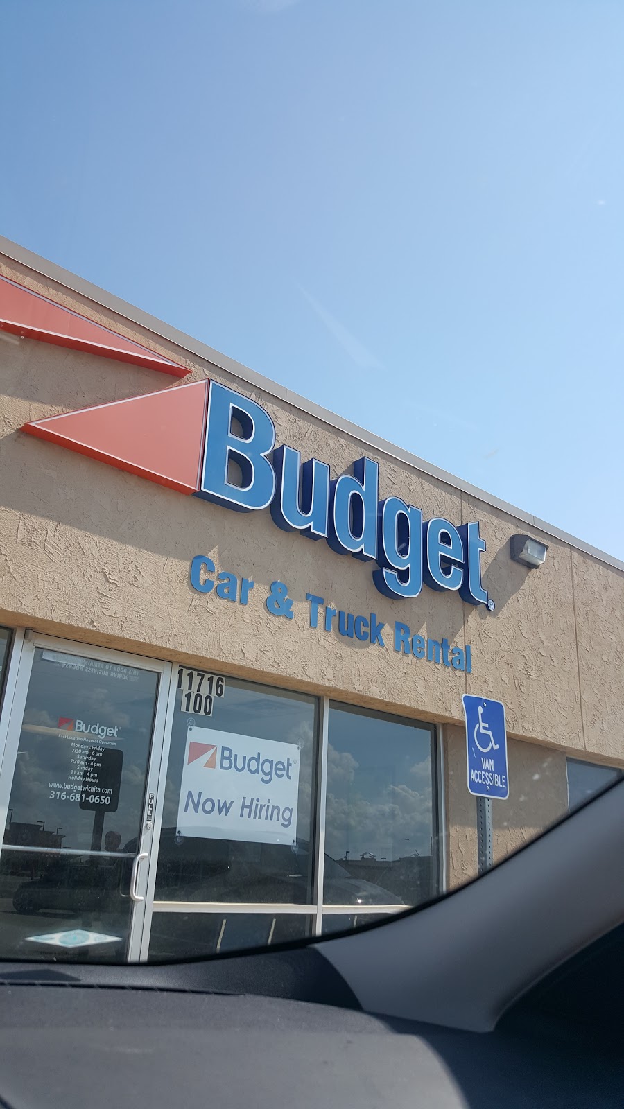 Budget Car Rental | 11716 E Kellogg Ave, Wichita, KS 67207, USA | Phone: (316) 681-0650