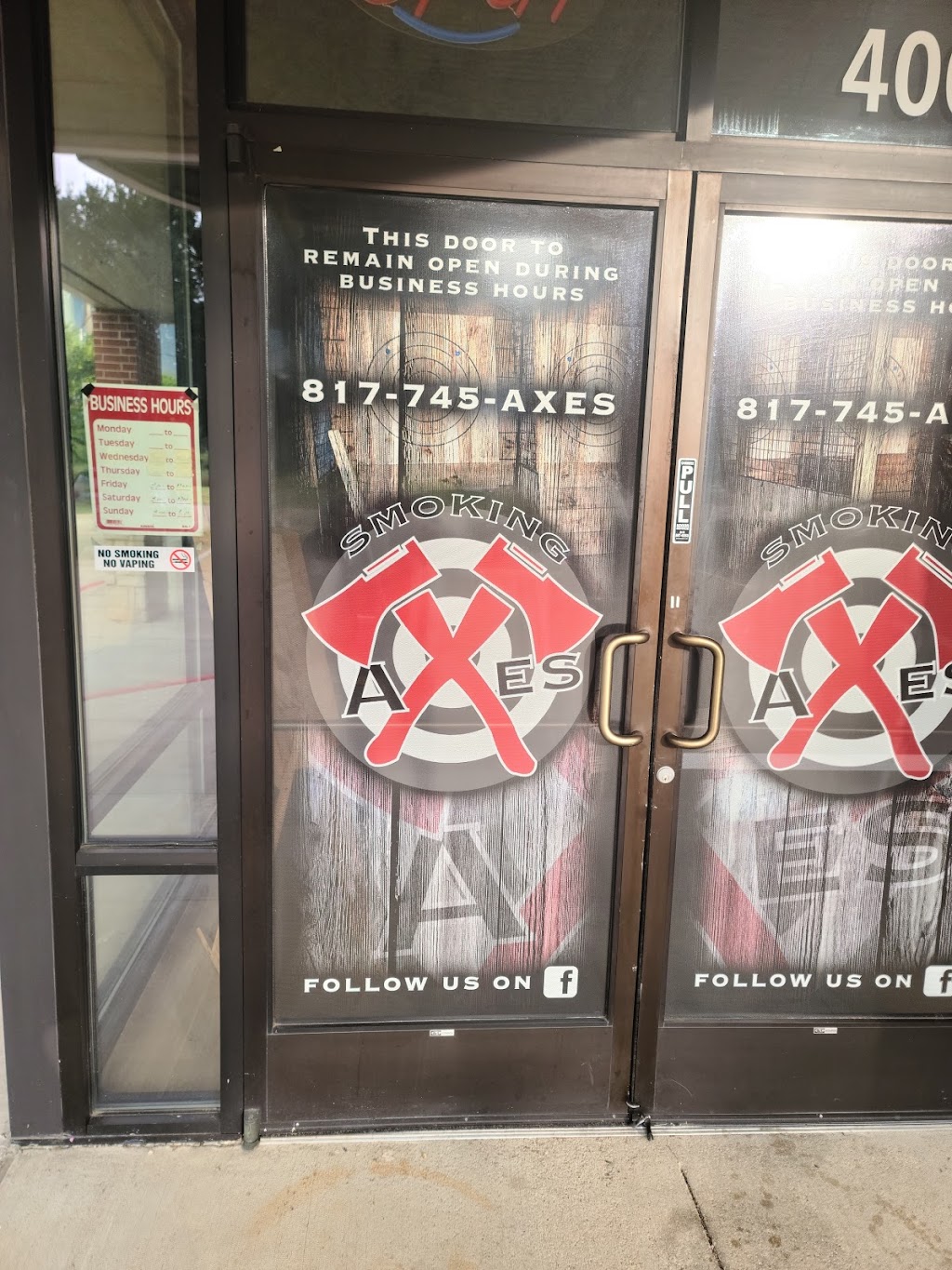 Smoking Axes | 790 S Main St #400, Keller, TX 76248, USA | Phone: (682) 297-9144