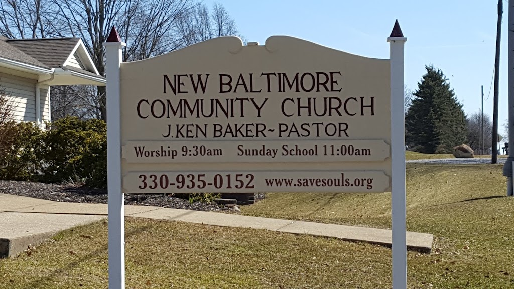 New Baltimore Community Church | 7761 Pontius St NE, Alliance, OH 44601, USA | Phone: (330) 935-0152