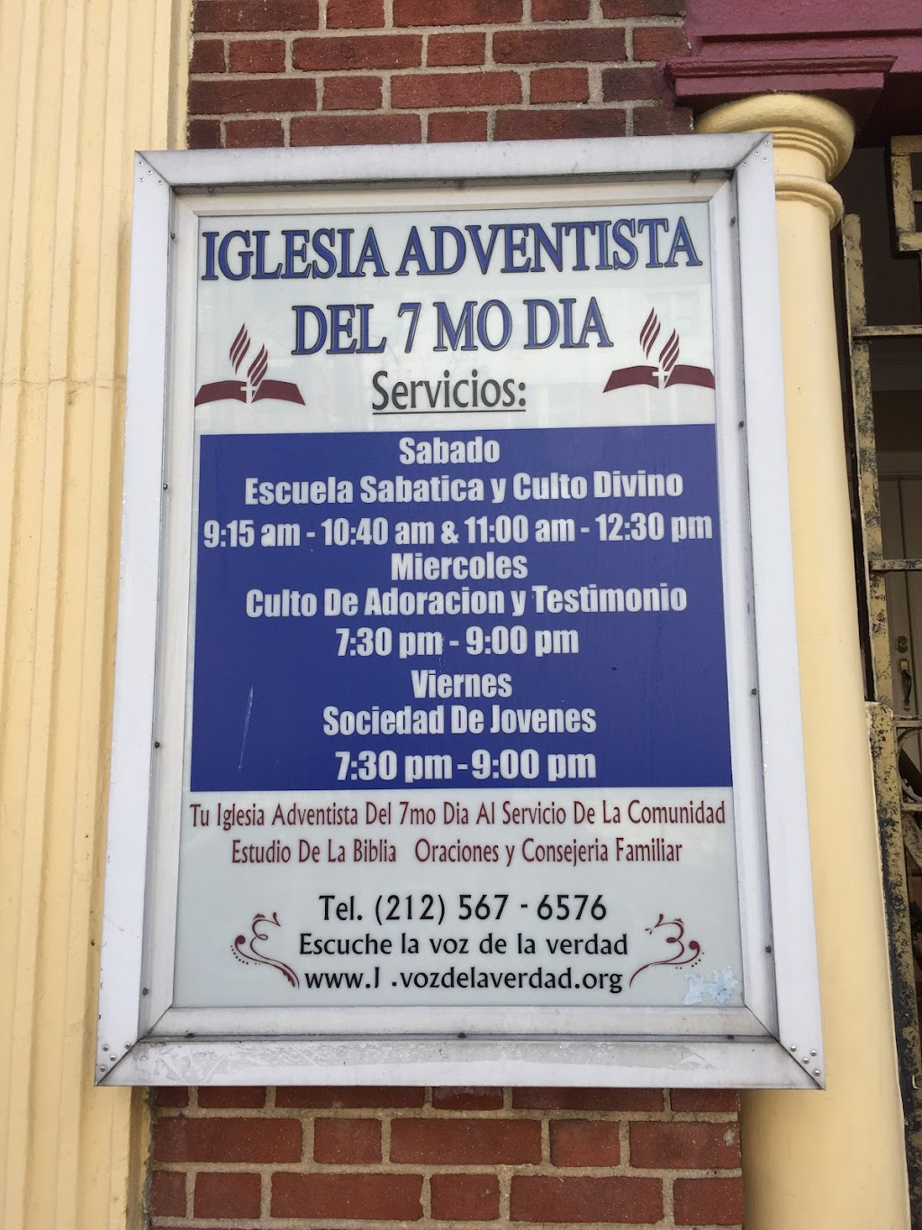 Dyckman Spanish Seventh-Day Adventist Church | 111-113 Vermilyea Ave, New York, NY 10034, USA | Phone: (212) 567-6576