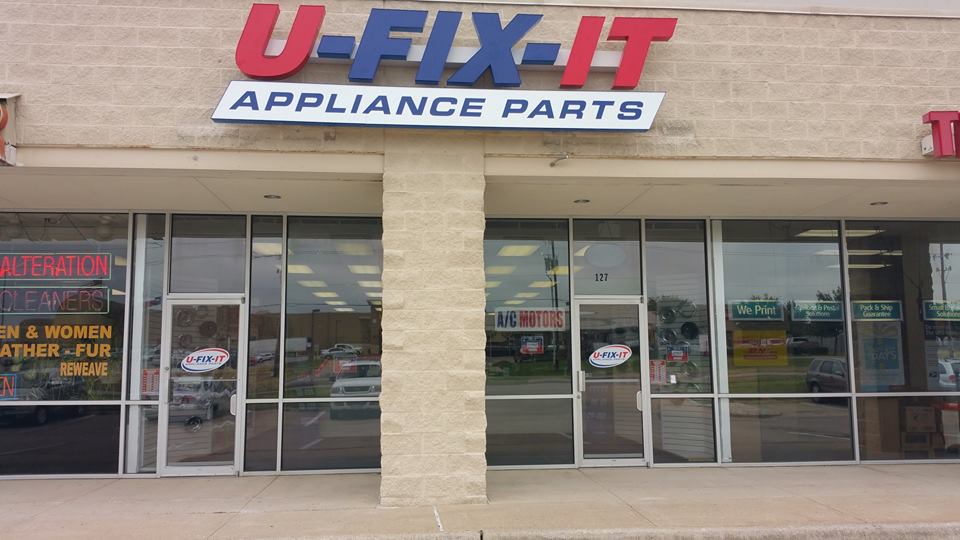 U-Fix-It Appliance Parts | 4621 S Cooper St Ste 127, Arlington, TX 76017, USA | Phone: (817) 472-7740