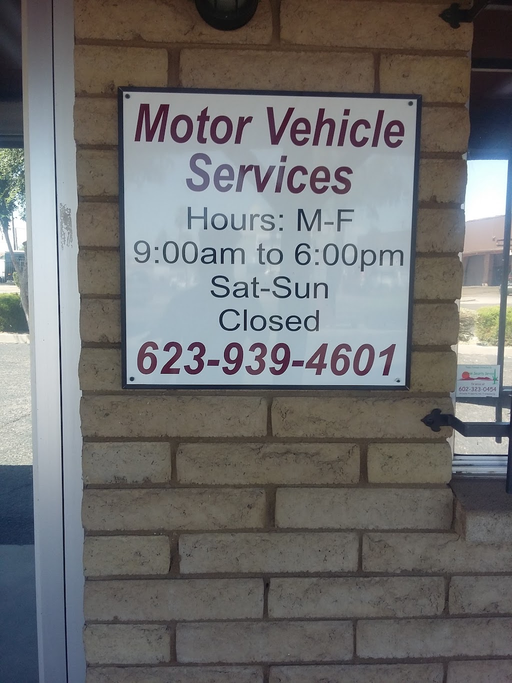 Thompson Motor Vehicle Services | 6127 W Glendale Ave, Glendale, AZ 85301, USA | Phone: (623) 939-4601