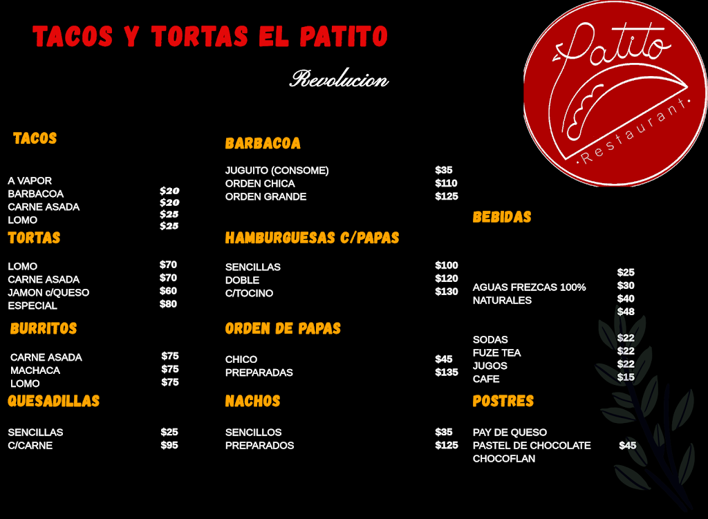 Tacos y Tortas El Patito Revolucion | Av Revolución 521, Pro-hogar, 21410 Tecate, B.C., Mexico | Phone: 665 654 0721