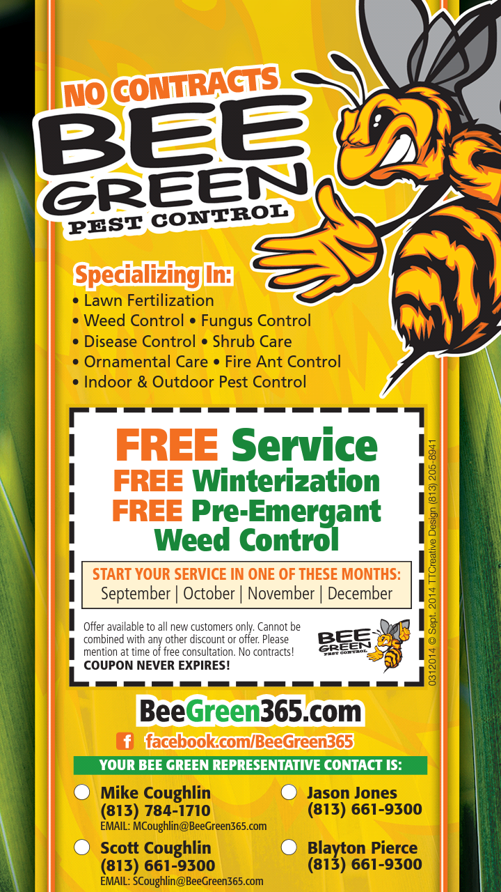 Bee Green Pest Control | 8635 US-301, Riverview, FL 33578, USA | Phone: (813) 661-9300
