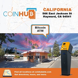 Hayward Bitcoin ATM - Coinhub | 566 Jackson St, Hayward, CA 94544, United States | Phone: (702) 900-2037