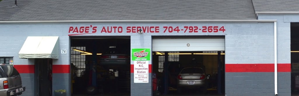 Pages Auto Service | 74 Parallel Ct NW, Concord, NC 28025 | Phone: (704) 792-2654