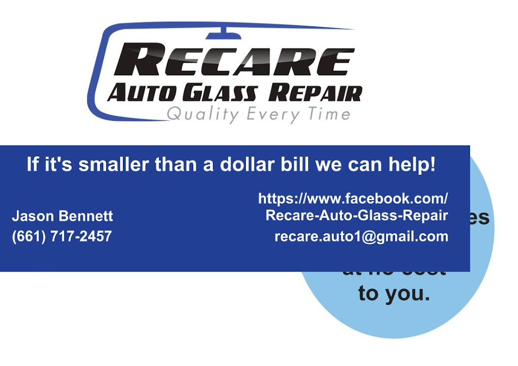 Recare Auto Glass Repair | 339 Fern Meadow Dr, Bakersfield, CA 93308, USA | Phone: (661) 717-2457