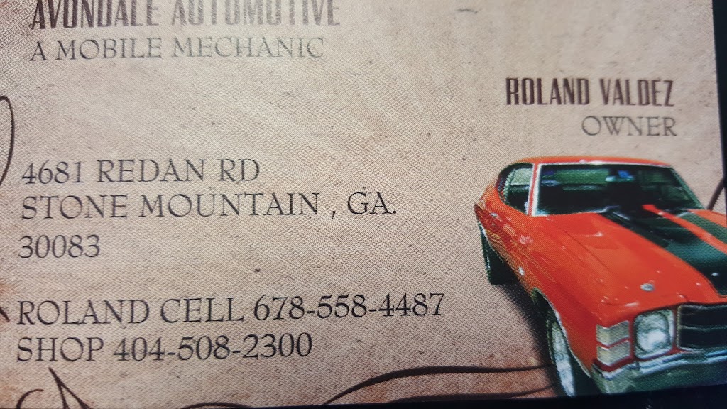A Mobile Mechanic | 4683 Redan Rd, Stone Mountain, GA 30083, USA | Phone: (678) 558-4487