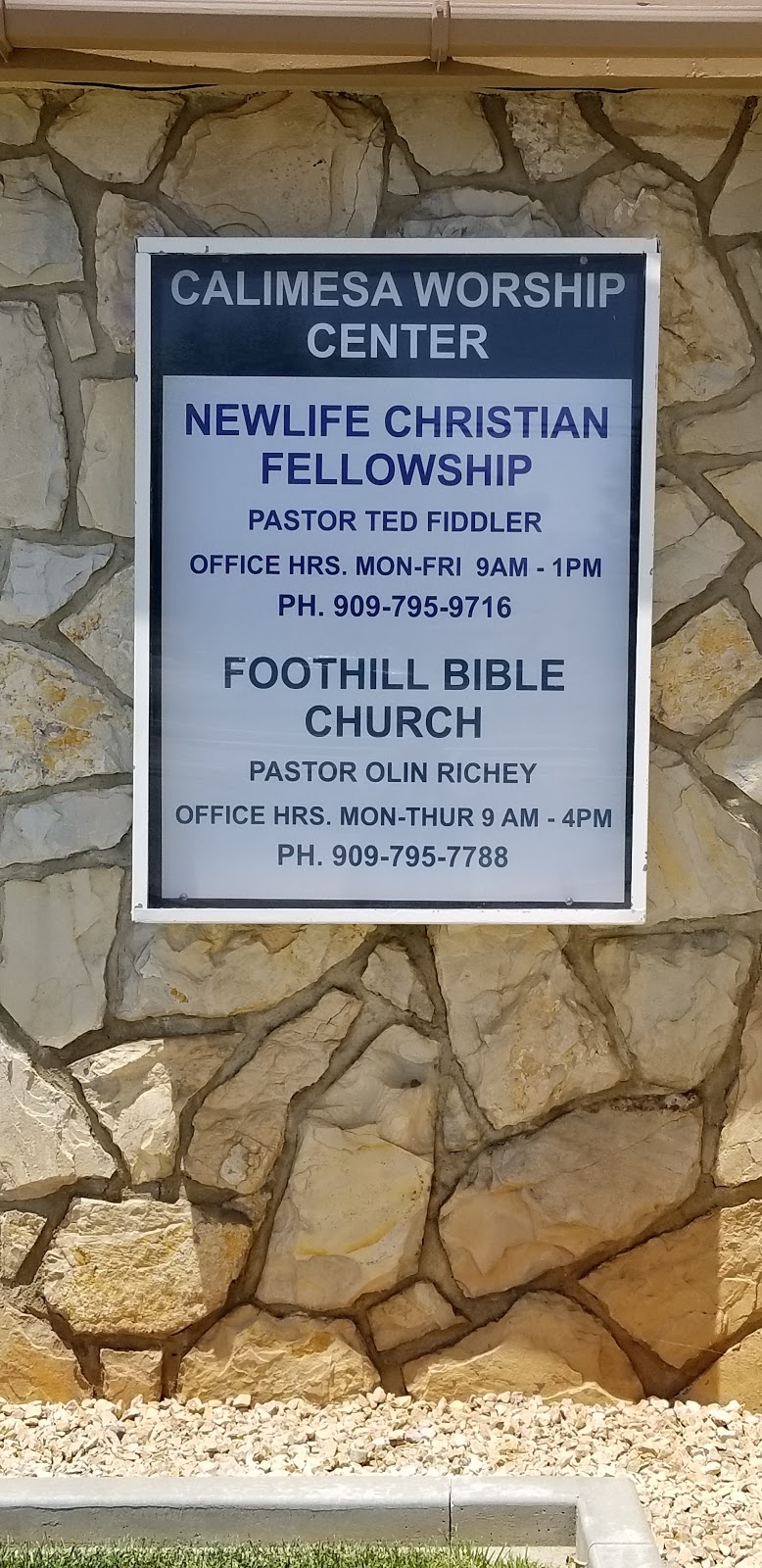 NewLife Christian Fellowship Church | 940 2nd St, Calimesa, CA 92320, USA | Phone: (909) 795-9716
