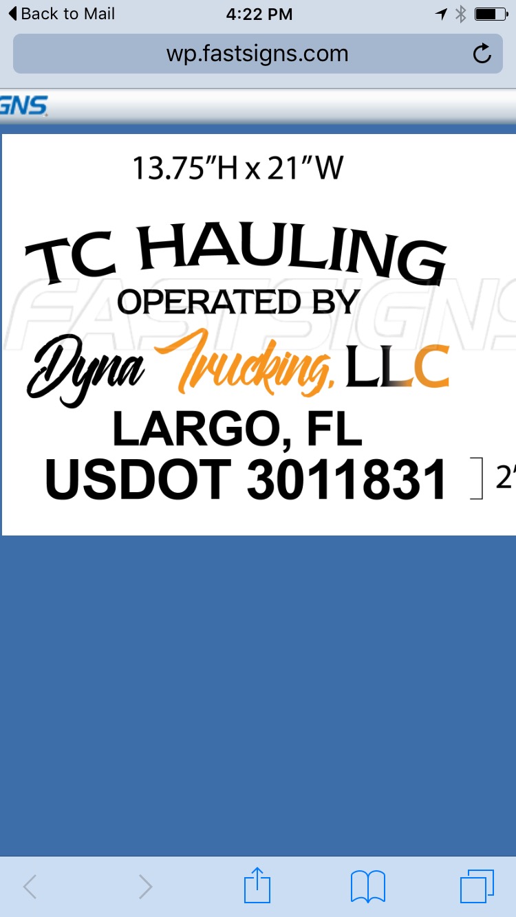 Dyna Trucking, LLC | 649 16th St NW, Largo, FL 33770, USA | Phone: (727) 278-8511