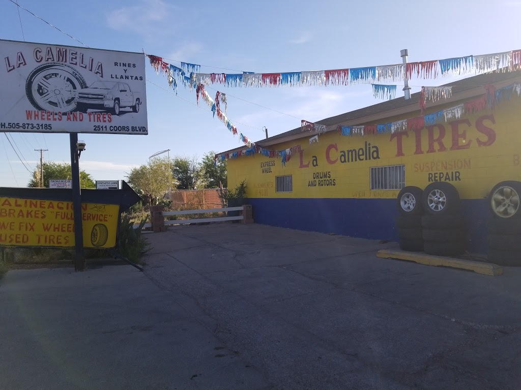 La Camelia Tire Shop | 2511 Coors Blvd SW, Albuquerque, NM 87121, USA | Phone: (505) 873-3185