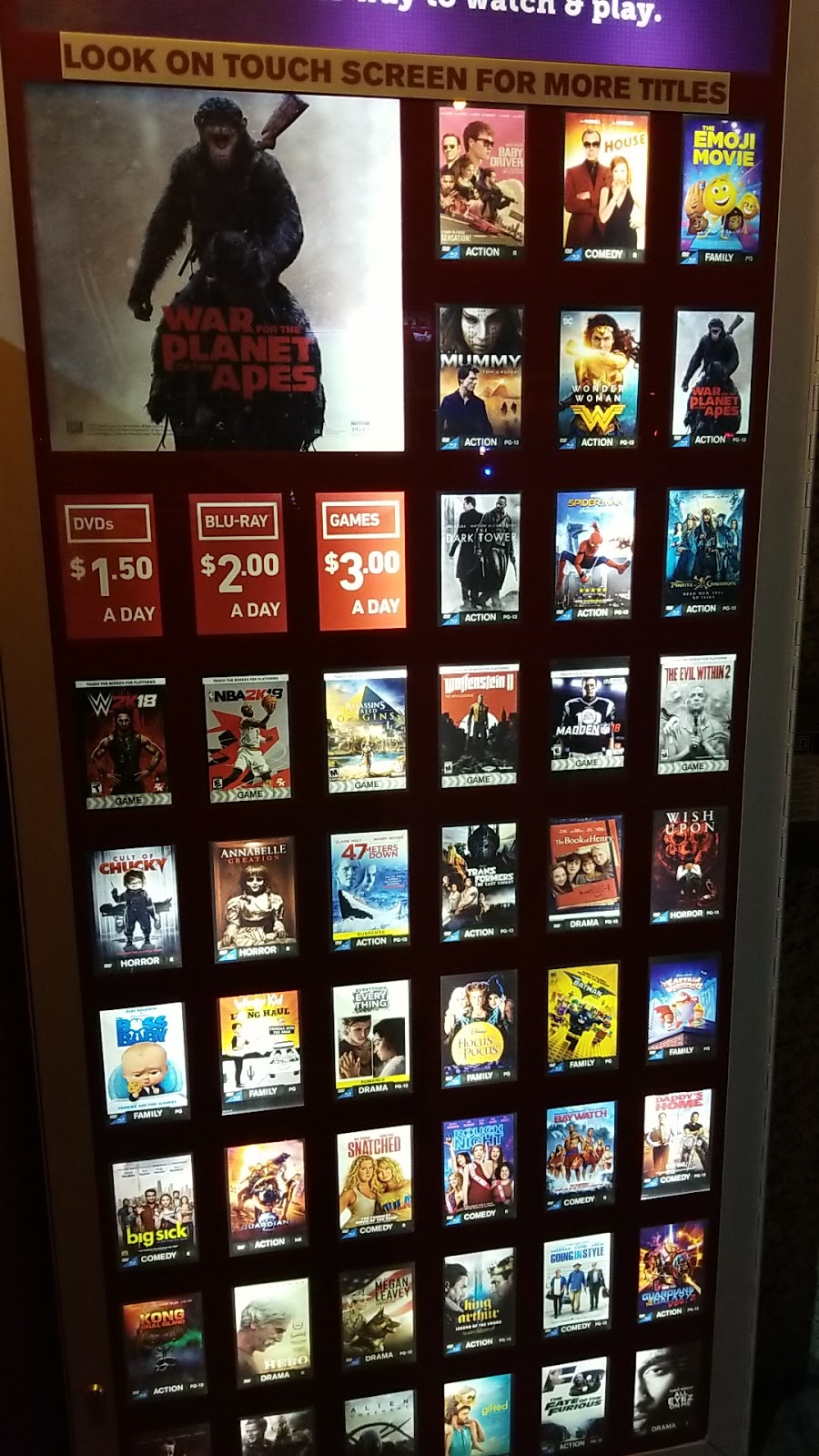 Redbox | 1571 Forest Ave, Staten Island, NY 10302, USA | Phone: (866) 733-2693