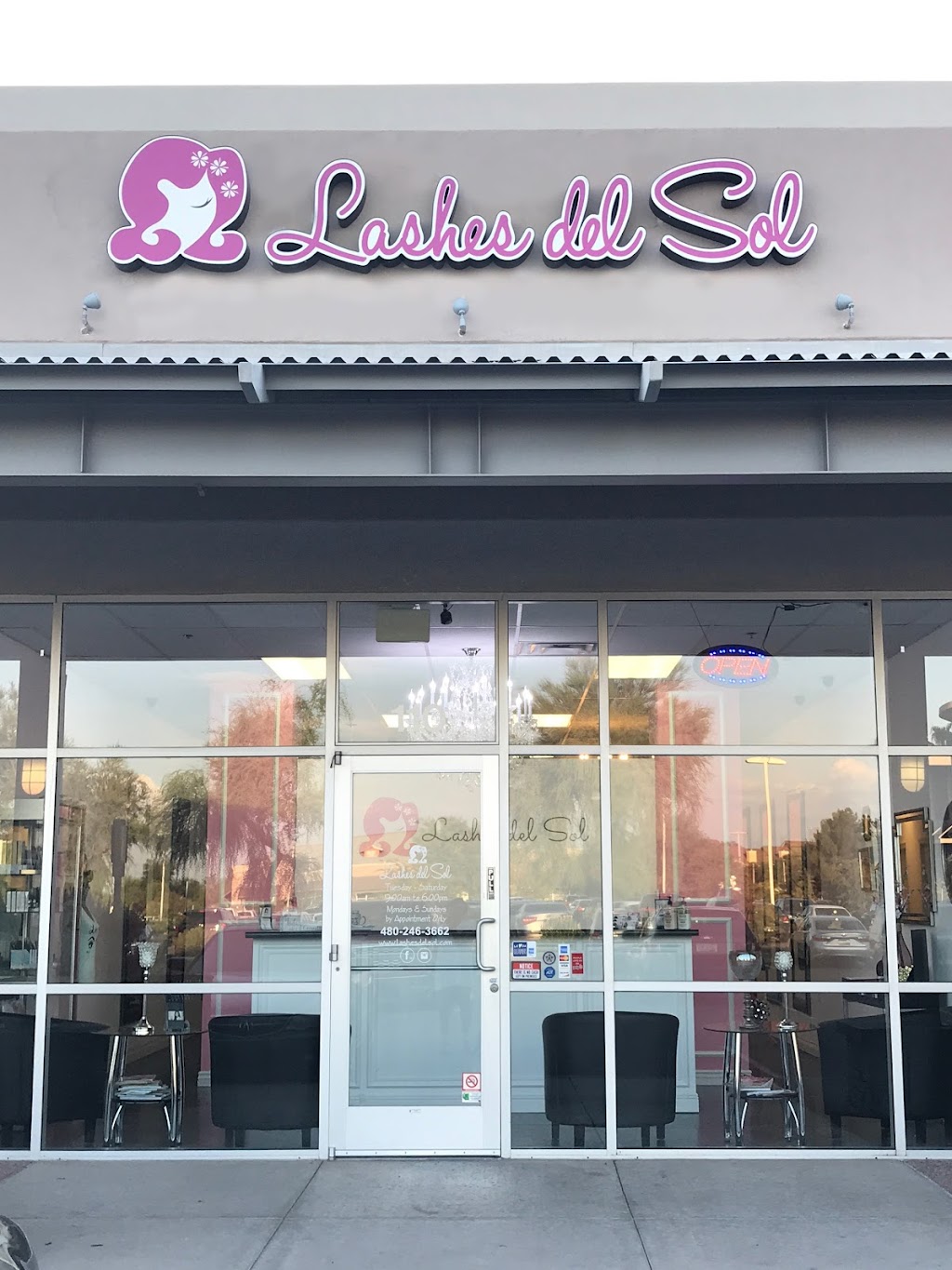 Lashes del Sol - Scottsdale | 7001 N Scottsdale Rd A103, Scottsdale, AZ 85253, USA | Phone: (480) 246-3662