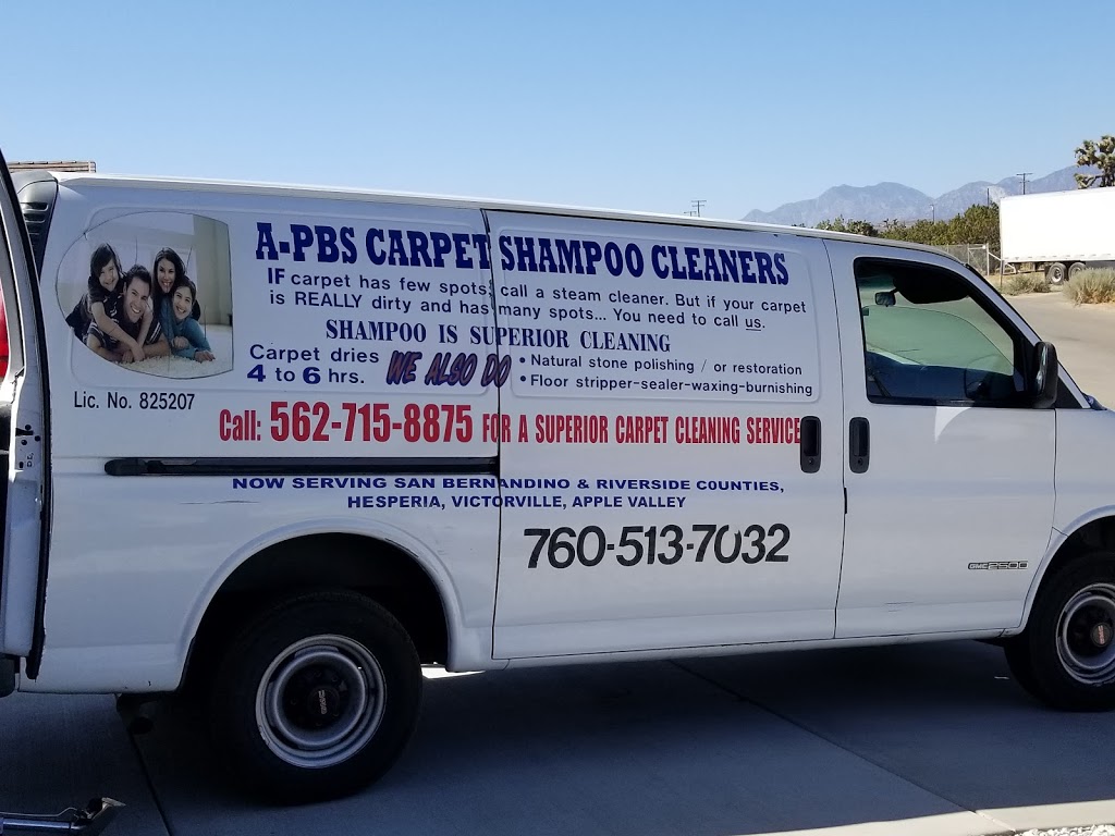 A PBS Carpet and Floor Care | 9546 San Pablo Ave, Hesperia, CA 92345, USA | Phone: (562) 715-8875