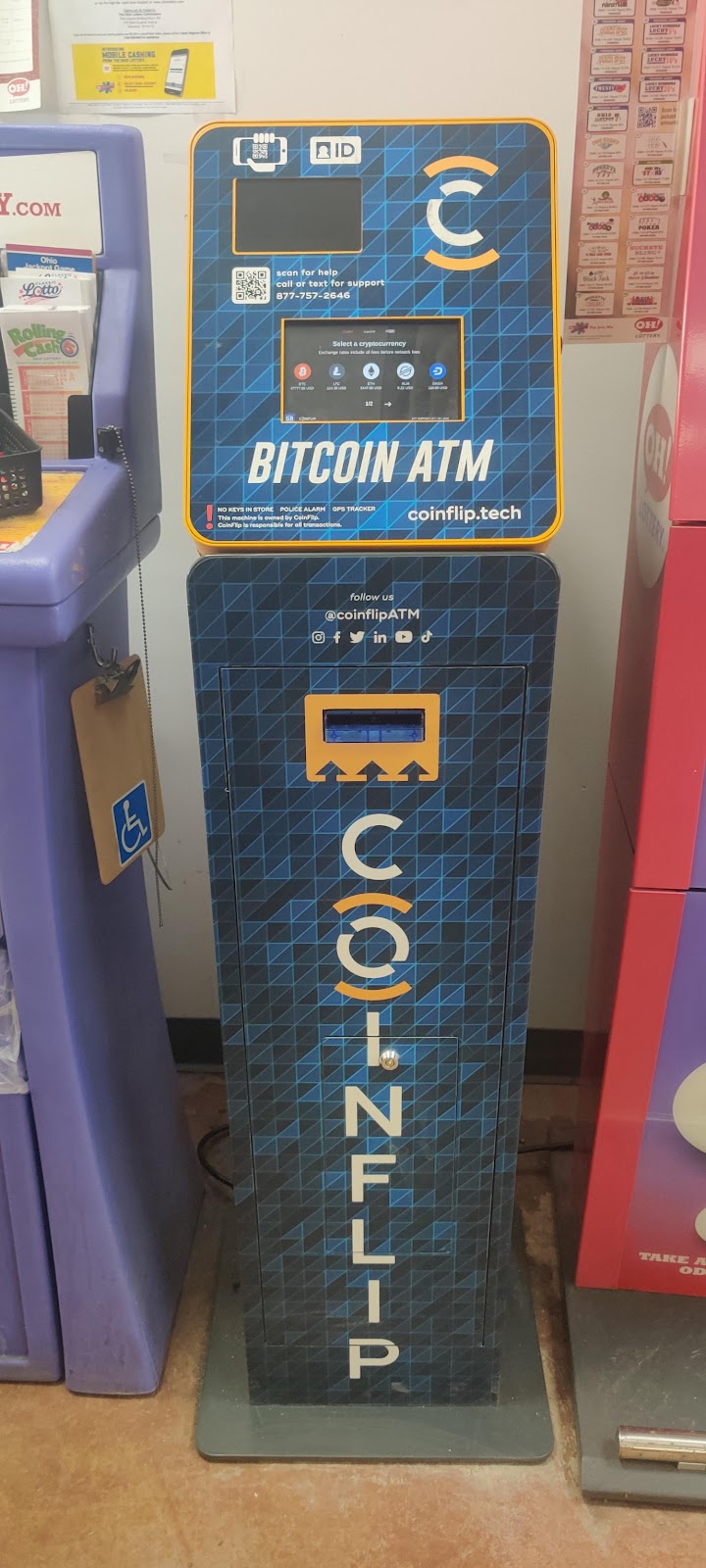 CoinFlip Bitcoin ATM | 3428 OH-53, Fremont, OH 43420, USA | Phone: (773) 800-0106