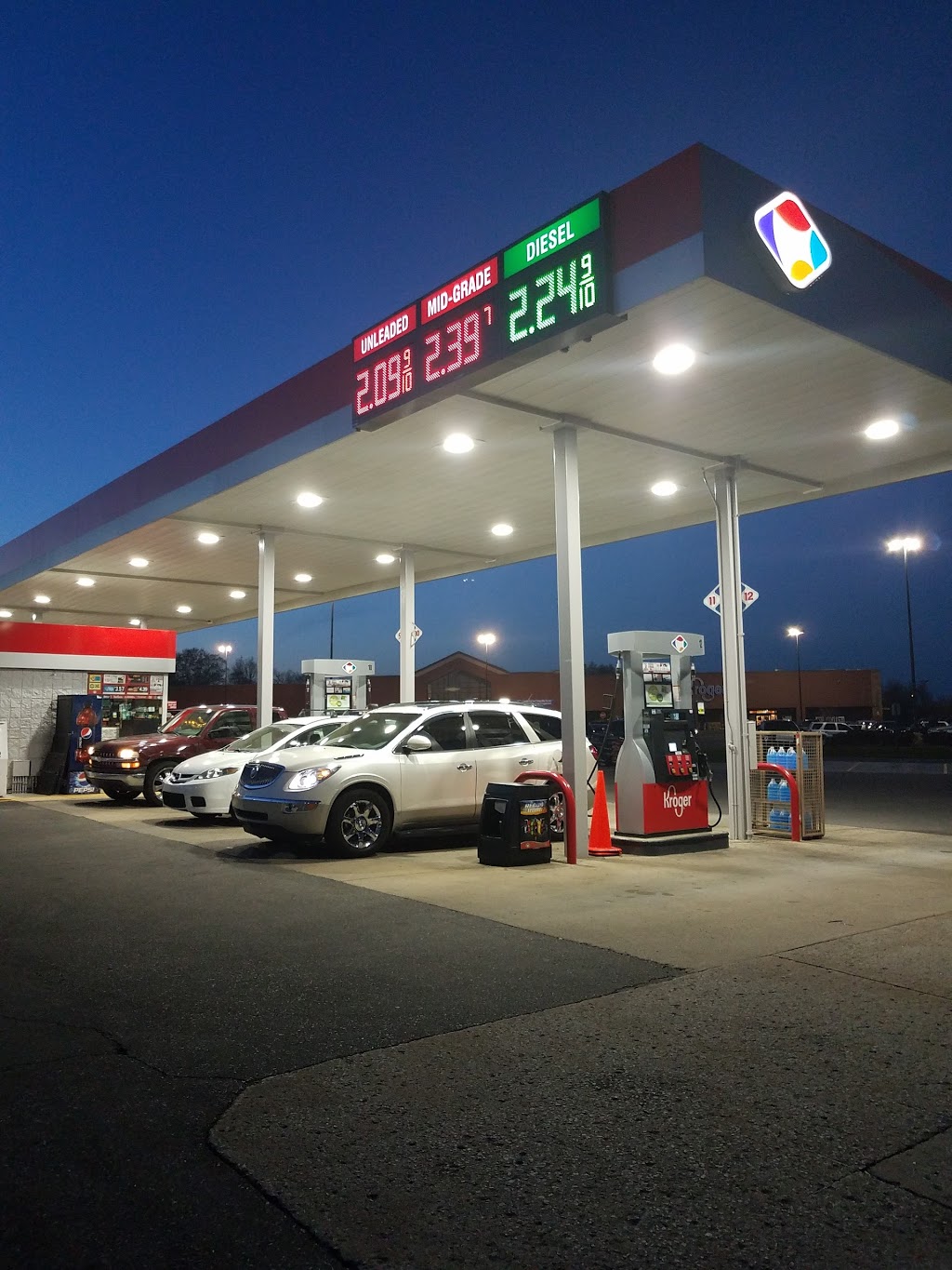 Kroger Fuel Center | 2600 Memorial Blvd, Springfield, TN 37172 | Phone: (615) 384-9773