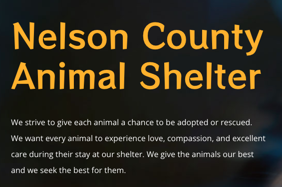 Nelson County Animal Shelter | 2391 New Haven Rd, Bardstown, KY 40004 | Phone: (502) 348-1865